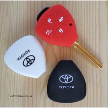 Силиконовый чехол Toyota -Camry,Avalon,Corolla,RAV4,Venza ( 4 кнопки)